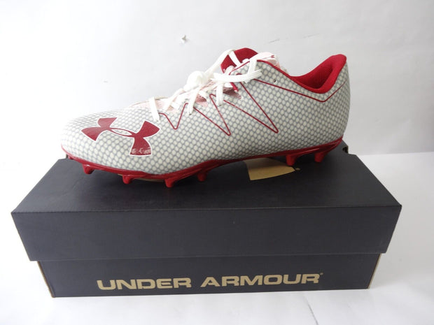 Under Armour Men's Football Cleats Team Nitro Low MC N - Red & White