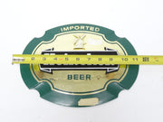 Vintage Small Imported Heineken Beer Plastic Sign