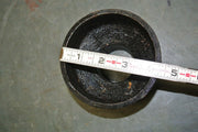 Charlotte Black Cast Iron Reducer Coupling, 4" x 2"  Pipe Fitting