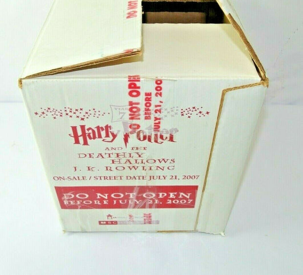 RARE Harry Potter and the Deathly Hallows ORIGINAL PUBLISHER SHIPPING BOX 2007