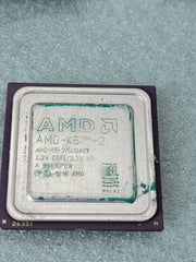 AMD AMD-K6-2 500AFX CPU Super Socket 7 2.2v/3.3v K6-II Vintage CPU 1998 GOLD