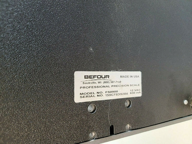 Befor FS0900 FS-0900 500lb Portable Scale For Parts / Repair