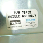 Parker Balston P/N 78402 Module Assembly for PARTS / REPAIR