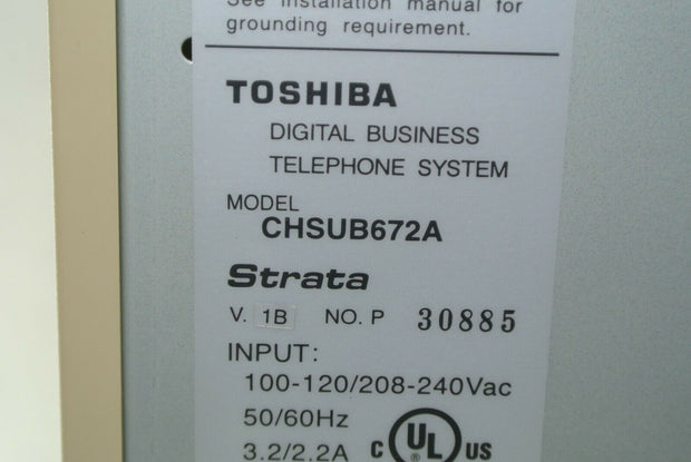 Toshiba Strata CHSUB672A & CHSUE672A 8 Slot KSUs for CIX670 and CTX670 Systems