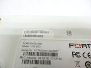 Fortinet Fortigate-60D FG-60D Firewall Security Appliance