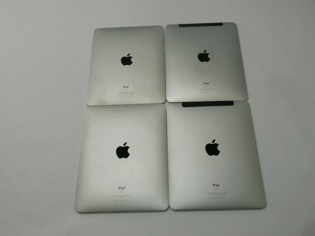 Lot of 4 AS IS Apple iPad Original/1st Gen - 2x A1219, 2x A1337 - *Apple Logo