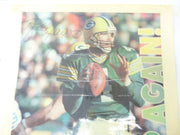 NFL Green Bay Packer Report NFL Brett Farve Facsimle Autograph Laminated Print