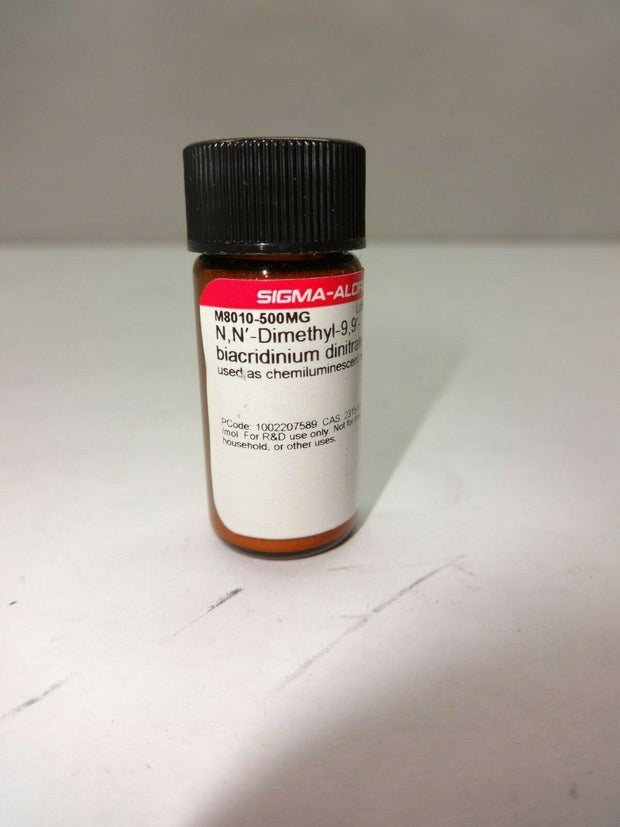 Sigma CAS 2315-97-1 N,N′-Dimethyl-9,9′-biacridinium dinitrate OPENED apprx 500mg