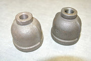 ANVIL 1" x 1/4" Galvanized Iron Reducing Coupling Pipe Fitting - Lot of 2