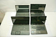 Qty (4) Toshiba Satellite Laptops for PARTS/REPAIR - bad kbd, bad DVD, hinge dmg
