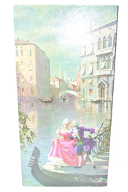 Venetian Scene by Albo, 24" x 12" Vintage Lithograph Print