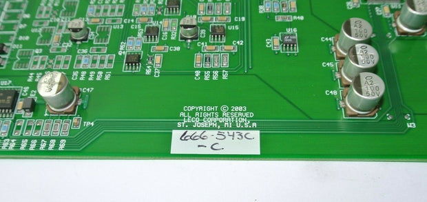 Leco Corp 666-543C-C 666-54C010 Temp Control II Unique Board