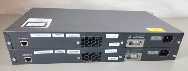 Qty 2 Cisco  Catalyst WS-C2960-48TT-) 48-Ports Rack-Mountable Switch Managed