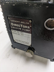 Sargent-Welch DirecTorr Vacuum Pump Model 8811 - Power Tested