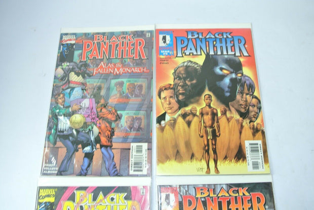 Lot of (4) Marvel Black Panther Comics - Issues #5, 6, 19 & 29 Bagged & Boarded