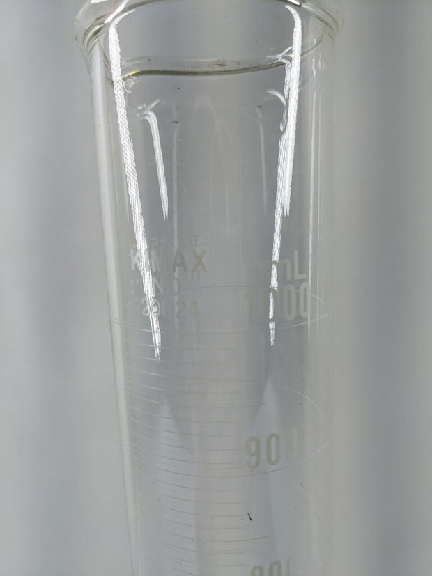 KIMAX KimCote 1000ML Class A Graduated Cylinder 20024