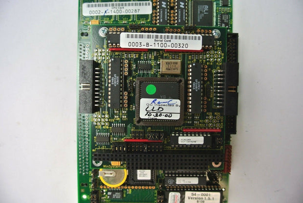 Affymetrix Primary Logic Board WinSystems 54-0001, 003-B-1100-0320 Serial, CPU