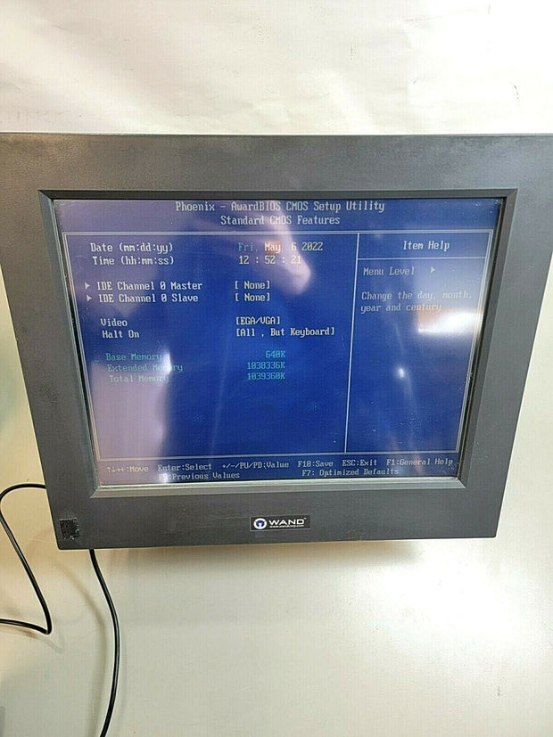 NCR Flytech POS365 15" POS Touchscreen Terminal 1.6Ghz No HDD/AC
