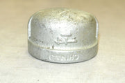 SPF 1-1/4 Inch Pipe Cap Female Fitting, Galvanized Malleable Iron Pipe End Cap