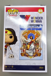 Funko Pop! Comic Book Cover with case: DC Comics - Wonder Woman #03 - Open Box