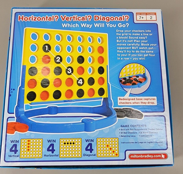 The Original Game of Connect 4. By Milton Bradley, Hasbro. (2006)
