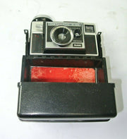 Vintage 1970's  Kodak Instamatic X-45 Camera w/ Case And Kalimar Flash