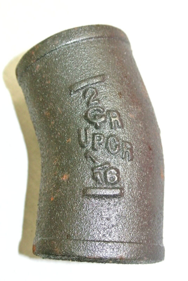Cast Iron 2 inch Elbow, 1/16 Ben, No Hub, Pipe Fitting
