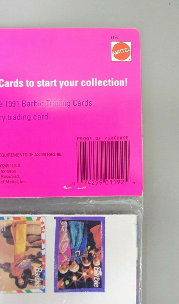 1991 Vintage Barbie Trading Cards Collector Poster Wall Decor 1192, NRFP, NIP