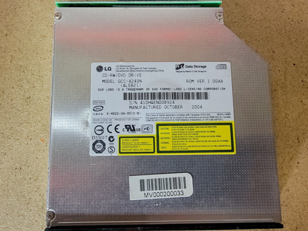 Dell H-L Data Storage LG CD-RW/DVD Drive GCC-4243N Black IDE SLIMLINE