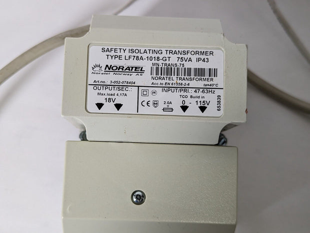 Noratel Safety Isolating Transformer Type LF78A-1018-GT 75VA IP43 MN-TRANS-75