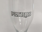 Petrus Belgian Ale Beer Glass Belgium Chalice 33cl White Logo
