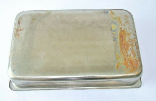 Autoclavable Laboratory Tray Stainless Steel 12" x 7.5" x 2.5"