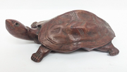 Vintage Decorative Wooden Hand Crafted Turtle Figurine