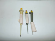 Lot of (3) Eppendorf Fixed Volume Pipettes - 20, 50, 100 uL