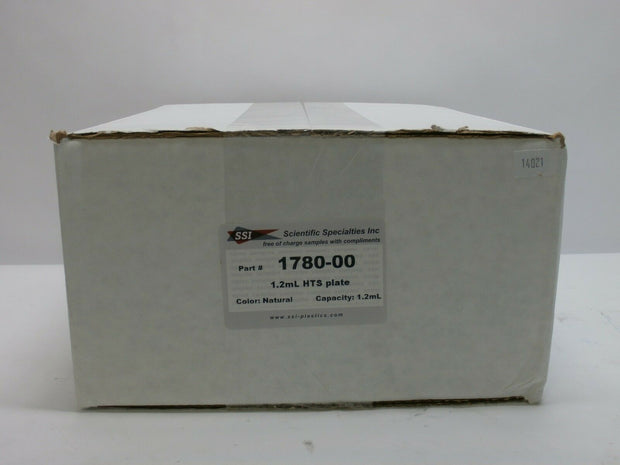 Box of 10 SSI P/N 1780-00 1.2ml HTS 96 Round Well Solid Plates