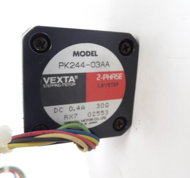 PX244-03AA (OM) Vexta 2-Phase Stepping Motor type PK244-03AA, 1.8°/Step, DC 0.4A