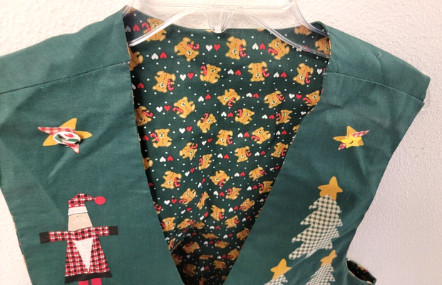 Fun Ugly Women's Medium Christmas Vest, Vintage, Wish Upon a Star!