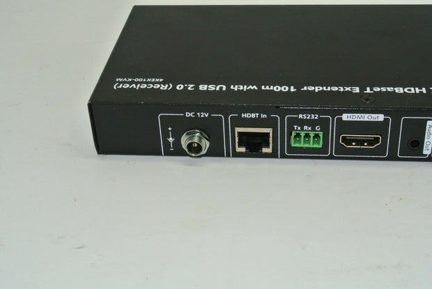 4K HDBaseT Extender 100m with USB 2.0 Receiver 4KEX100-KVM