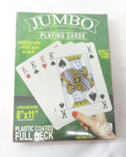 Kole Novelty Jumbo Playing Cards New Sealed