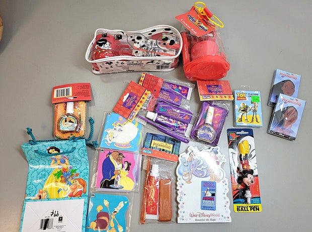Vintage Disney Store Memorabilia Gift Lots, Cards, Toothbrushes, Pens Etc! Fun!