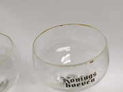 Konings Hoeven Trappist Ale Beer Glass Gold Rim 0,25l - Set of 2 Glasses