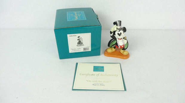 Disney WDCC 41135 Member's Only Magician Mickey Mouse On With the Show w/COA