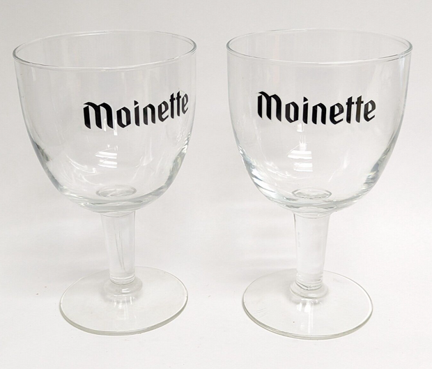 Moinette Brasserie Dupont Belgian Beer Glass Chalice 25 cl  - Lot of 2