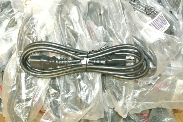 Lot of 60 Brand New 6 ft. A/C Power Cables Cords, 3 Prong, 10A 125V
