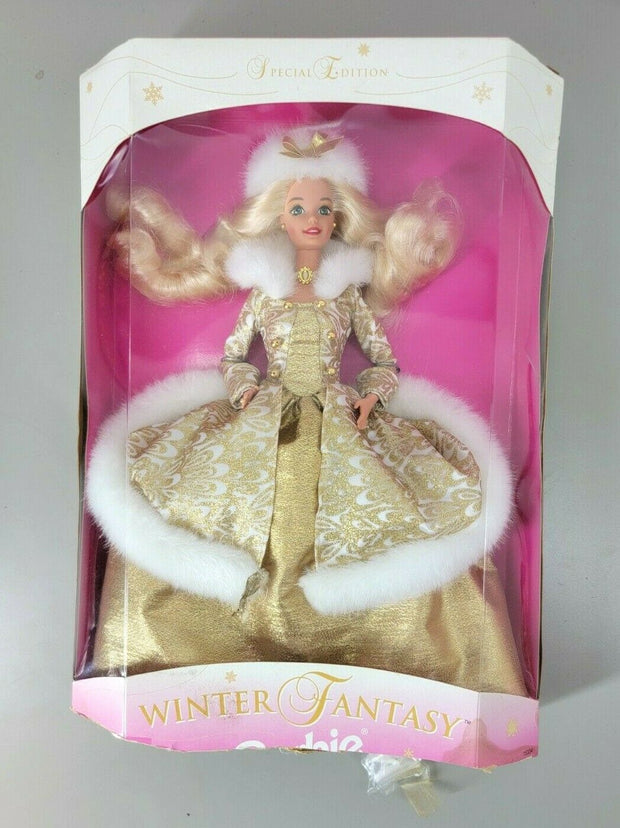 1995 Playline Collector Special Edition Blonde WINTER FANTASY Barbie - Box DMG