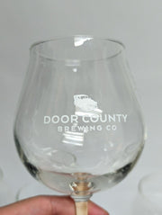 Door County Brewing Company Wisconsin Beer Glass Chalice - Lot of 4