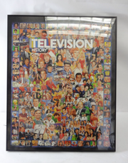 Classic Television Large Puzzle Framed Artwork