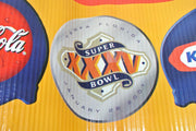 Coca Cola / KRAFT / Super Bowl XXXV Corrugated Banner Sign, 1' x 25' length