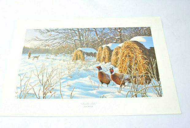"Double Jake" 1993 Turkey Painting Frank Mittelstadt Limited Print 580/750