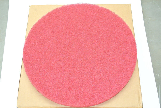 High Productivity Abrasive Stripping Pad, 15" Round Red - New Case of 5